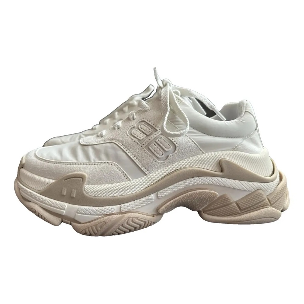 Balenciaga Women’s Triple S Sneakers “Beige Nylon”